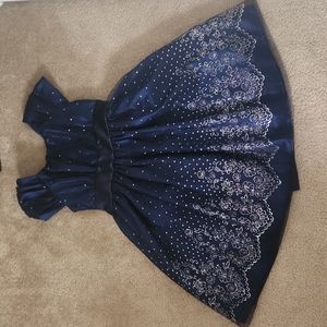 Navy blue youth dress